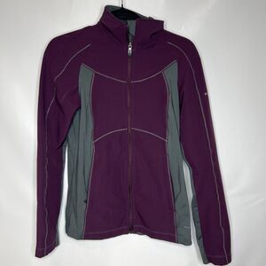 Columbia Titanium Women’s Size Small Full Zip Jacket Purple Gray Sweatshirt